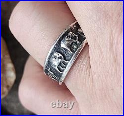 Retired James Avery Size 9 Two By Two Noah's Ark Ring Great Oxidation