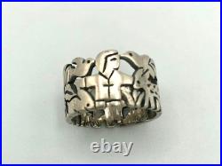 Retired James Avery St. Francis Loves The Animals Sterling Silver Ring