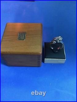 Retired James Avery Sterling Frog Ring With Box(WW11/557)See Description
