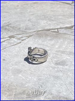 Retired James Avery Sterling Silver 925 Claddagh Heart Band Ring Size 4