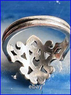 Retired James Avery Sterling Silver 925 Ichthus Fish Christian Ring Sz 6 4030 P
