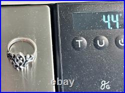 Retired James Avery Sterling Silver 925 Ichthus Fish Christian Ring Sz 6 4030 P