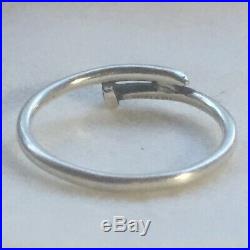 Retired James Avery Sterling Silver 925 Nail Ring Size 9 1/2 unisex