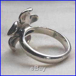 Retired James Avery Sterling Silver 925 Nature Spring Flower Ring Size 8