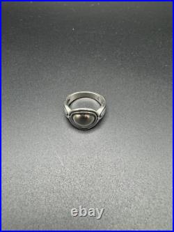 Retired James Avery Sterling Silver Adoree Oval Dome Ring Size 8