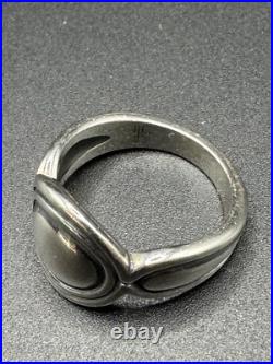 Retired James Avery Sterling Silver Adoree Oval Dome Ring Size 8
