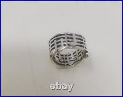 Retired James Avery Sterling Silver Amazing Grace Music Ring Size 6 Retired James Avery Sterling Silver Amazing Grace Music Ring Size 6