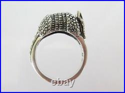 Retired James Avery Sterling Silver Armadillo Ring size 9.5