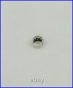 Retired James Avery Sterling Silver Basket Weave Ring