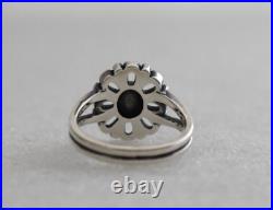 Retired James Avery Sterling Silver De Flores Turquoise Ring Size 9 Retired James Avery Sterling Silver De Flores Turquoise Ring Size 9