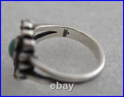 Retired James Avery Sterling Silver De Flores Turquoise Ring Size 9 Retired James Avery Sterling Silver De Flores Turquoise Ring Size 9