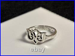 Retired James Avery Sterling Silver Dove Angel Ring Size 6.75
