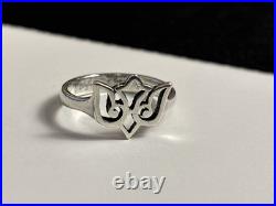 Retired James Avery Sterling Silver Dove Angel Ring Size 6.75