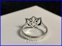 Retired James Avery Sterling Silver Dove Angel Ring Size 6.75