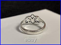 Retired James Avery Sterling Silver Dove Angel Ring Size 6.75