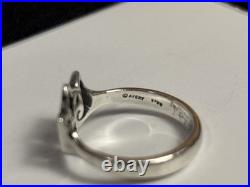 Retired James Avery Sterling Silver Dove Angel Ring Size 6.75
