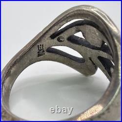 Retired James Avery Sterling Silver Eye of Horus Ring Size 9.5 NOS #2