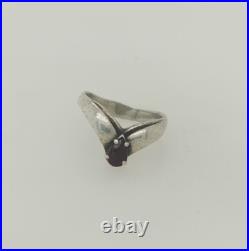 Retired James Avery Sterling Silver Garnet Apogean Cocktail Ring Size 7.5