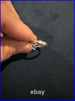 Retired James Avery Sterling Silver Lovers Knot Ring Sz 9