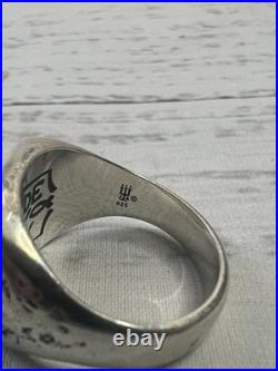 Retired James Avery Sterling Silver Men's Guide My Way Compass Ring Size 11.5 Retired James Avery Sterling Silver Men's Guide My Way Compass Ring Size 11.5