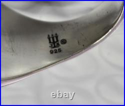 Retired James Avery Sterling Silver Men's Guide My Way Compass Ring Size 9 J189