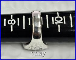 Retired James Avery Sterling Silver Men's Guide My Way Compass Ring Size 9 J189