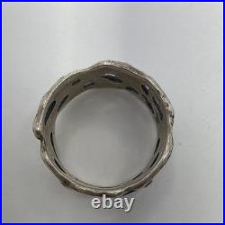 Retired James Avery Sterling Silver Molten Lava Brutalist Ring Sz9 8.1g