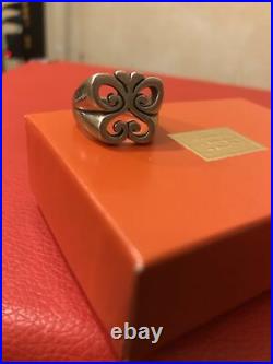 Retired James Avery Sterling Silver Open Spring Butterfly Ring Size 8.50 /10GRA