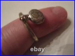 Retired James Avery Sterling Silver Ring With Charm Size 6 1/2 Ofc-8