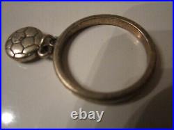 Retired James Avery Sterling Silver Ring With Charm Size 6 1/2 Ofc-8