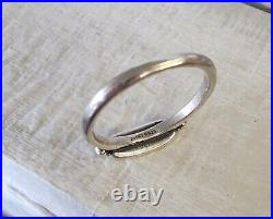 Retired James Avery Sterling Silver Signet Ring, Can Be Engraved NICE! Size 7.5