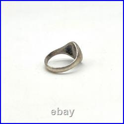 Retired James Avery Sterling Silver Unicorn Signet Ring Vintage Mythical 8.5