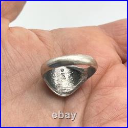 Retired James Avery Sterling Silver Unicorn Signet Ring Vintage Mythical 8.5