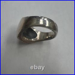 Retired James Avery Sterling Silver WIDE Cross Ring (10)