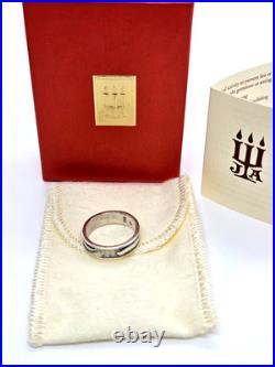 Retired James Avery Sterling Silver Whale Eternity Band Ring SZ 8 With Box Signed