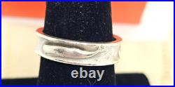 Retired James Avery Sterling Silver Whale Eternity Band Ring SZ 8 With Box Signed