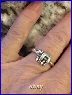 Retired James Avery Sterling Sloth Ring 7.25