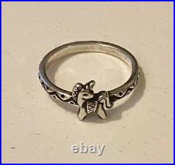 Retired James Avery Sterling Unicorn Ring