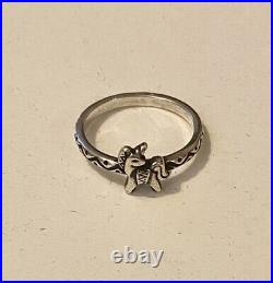 Retired James Avery Sterling Unicorn Ring