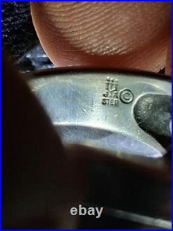 Retired James Avery Sz 8.75 Sterling Silver X Ring, 12.3g