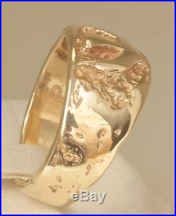 Retired James Avery Textured Raised Descending Dove 14K Gold Ring Size 8