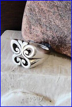 Retired James Avery WIDE Butterfly Ring Size 9 NEAT Piece, Vintage