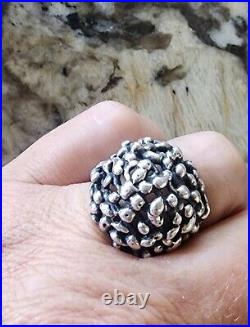 Retired James Avery WIDE Dome Ring Heavy 13.23 Grams, Size 7 Great Condition