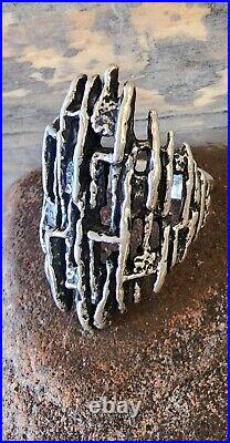 Retired James Avery WIDE Driftwood Ring Size 7 10.89 Grams Vintage, NEAT