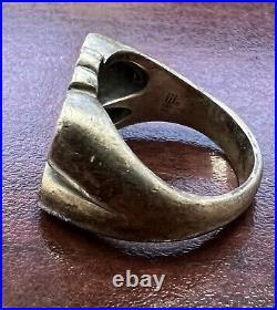 Retired James Avery WIDE Open Spring Butterfly Ring Size 7.75 Sterling Silver