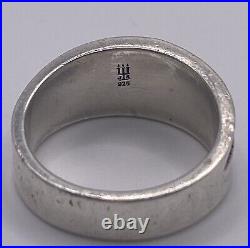 Retired James Avery Wide Cross Band Ring Size 11