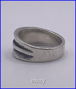 Retired James Avery Wide Cross Band Ring Size 11