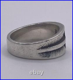 Retired James Avery Wide Cross Band Ring Size 11