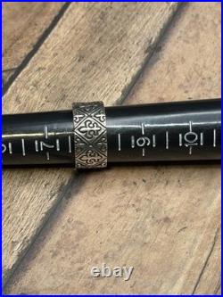 Retired James Avery Wide Fleur De Lis Band Ring Size 7.5-8