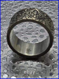 Retired James Avery Wide Fleur De Lis Band/Ring Size 8 Retired James Avery Wide Fleur De Lis Band/Ring Size 8